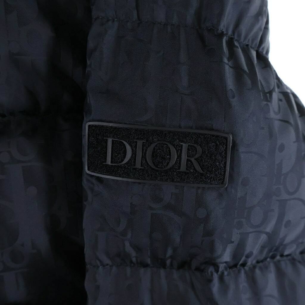 DIOR(ディオール) オブリーク 総柄ダウンジャケット ネイビー 943C449A4462