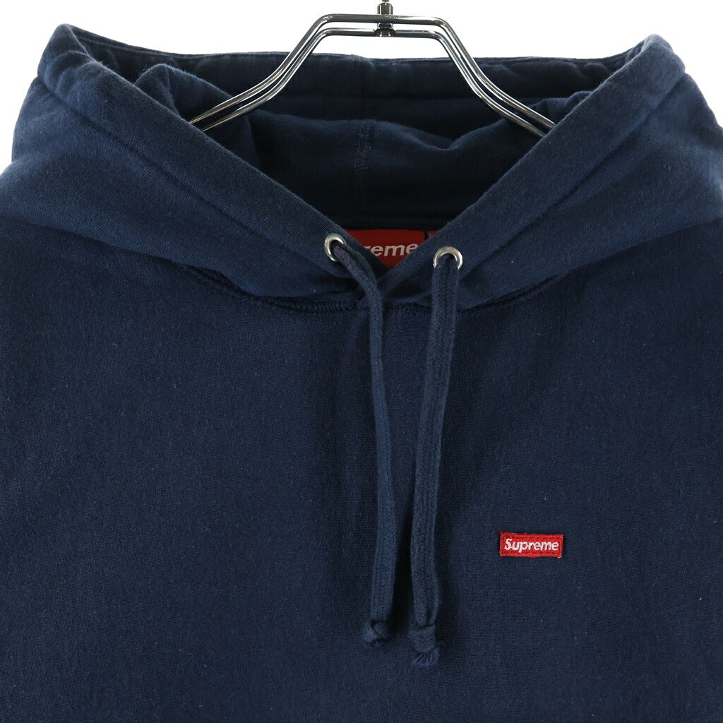 SUPREME(シュプリーム) 10AW Small Box Logo Hooded Sweatshirt スモールボックスロゴ プルオーバースウェットパーカー フーディー ネイビー