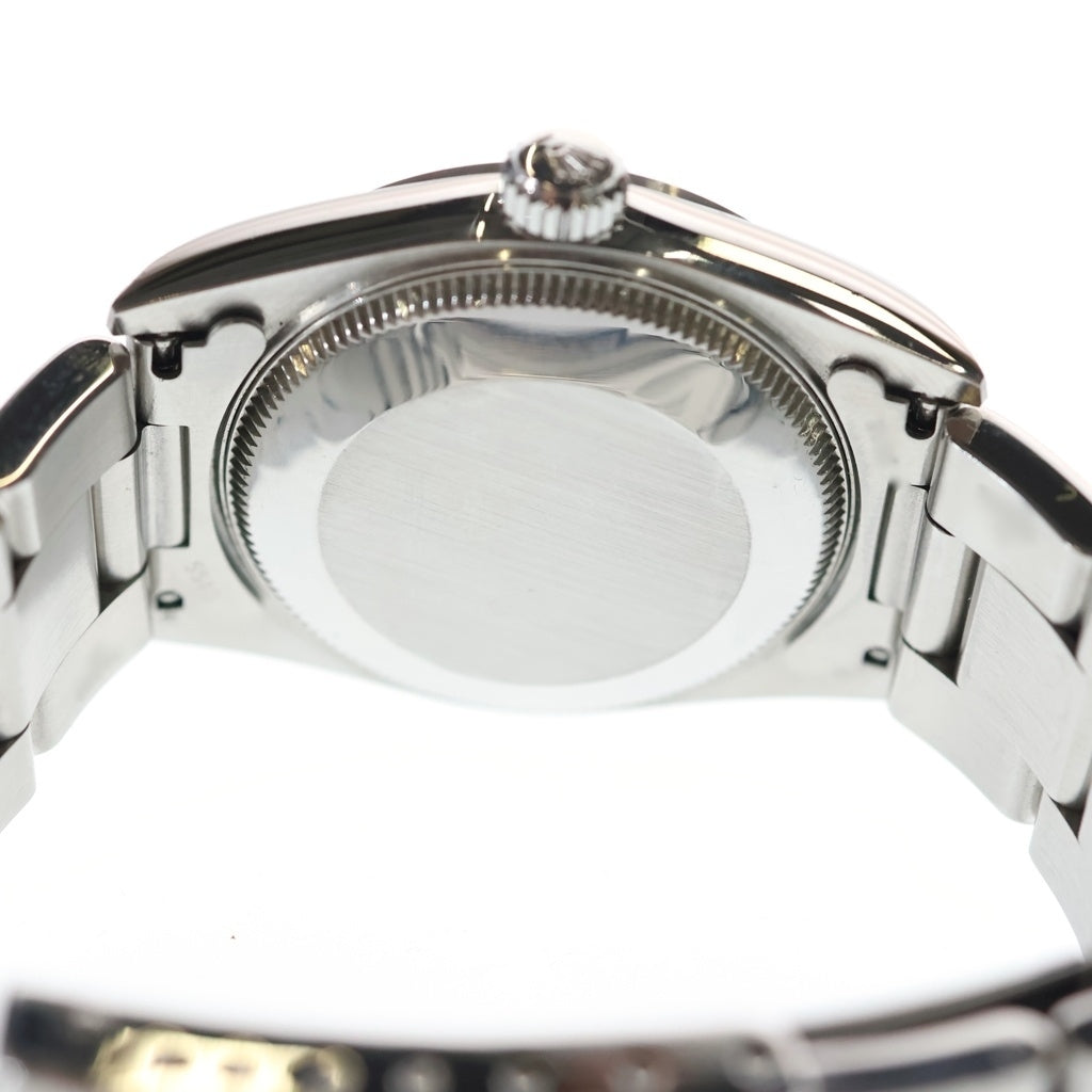 ROLEX(ロレックス) 77080 オイスターパーペチュアル 黒文字盤 SS/AT ステンレス 自動巻き Y番 ボーイズ 腕時計