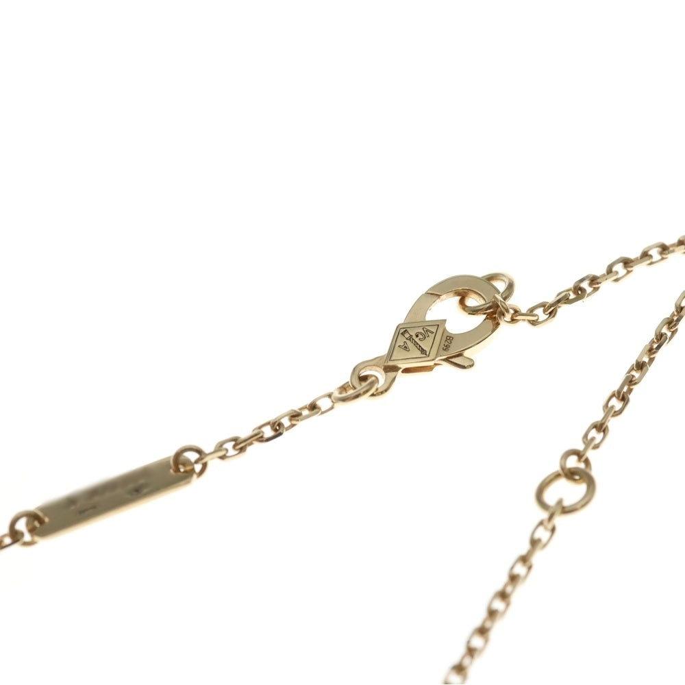 Van Cleef & Arpels(ヴァンクリーフアンドアーペル) ラッキースプリング プラムブロッサム マザーオブパール ネックレス ピンクゴールド K18PG VCARP9X100 ジュエリー
