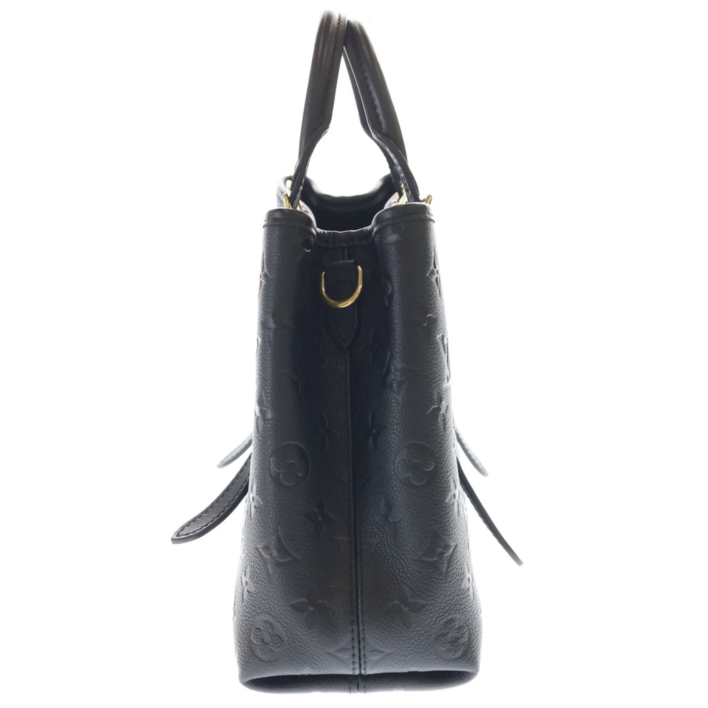 LOUIS VUITTON(ルイヴィトン) モノグラムアンプラント バビロン・トートPM 2WAYバッグ ショルダーバッグ ハンドバッグ ブラック レザー M11393 ゴールド金具 レディース