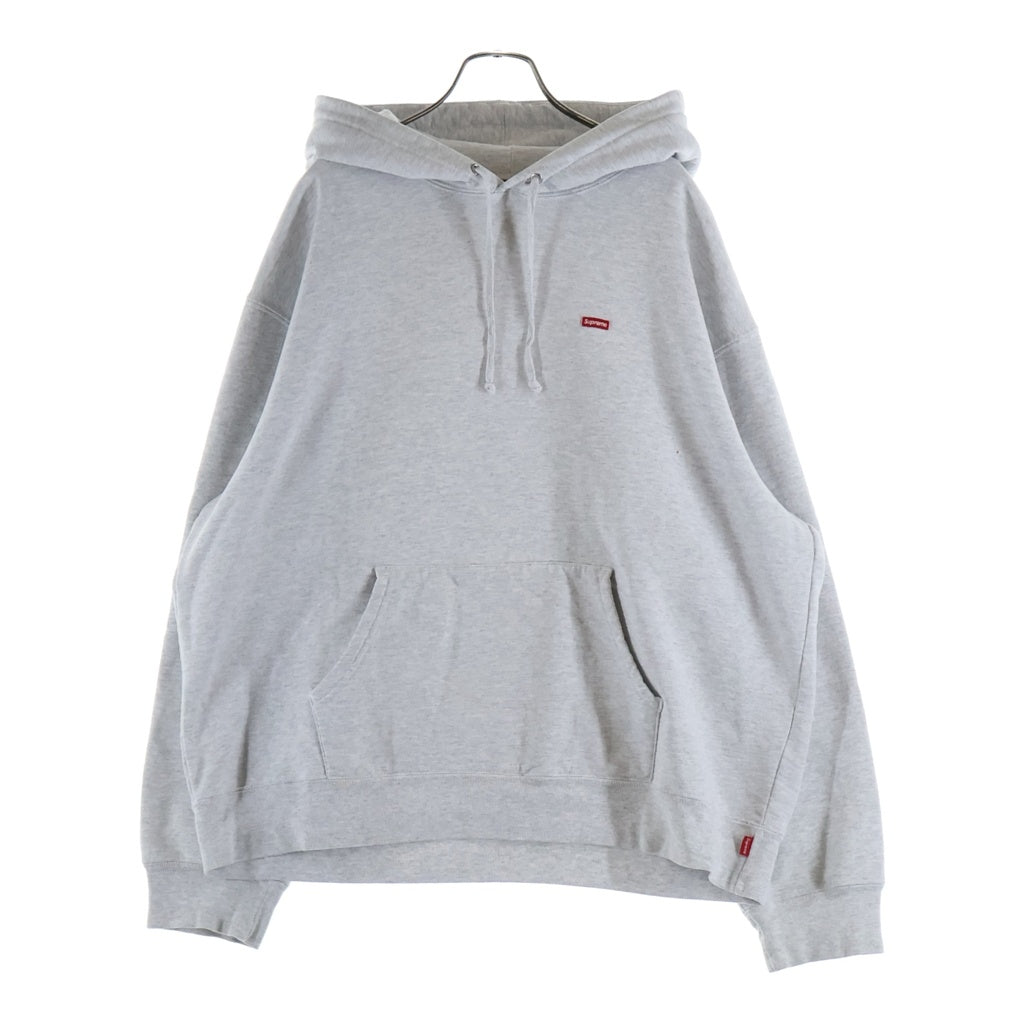 SUPREME(シュプリーム) 23AW Small Box Drawcord Hooded Sweatshirt スモールボックスロゴ スウェット プルオーバーパーカー グレー