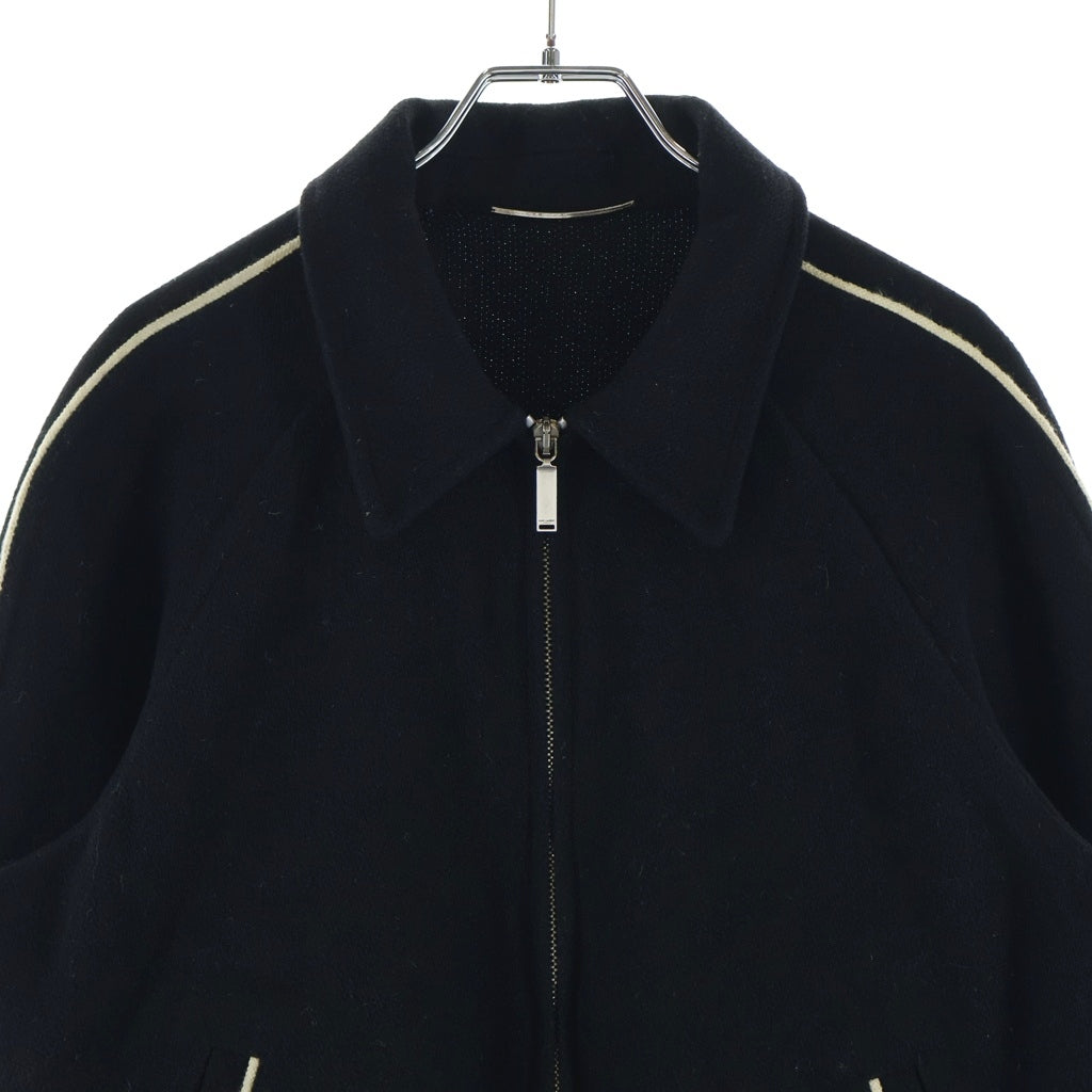 SAINT LAURENT PARIS(サンローランパリ) ウール ジップアップ テディジャケット ブラック 467334 Y213Q