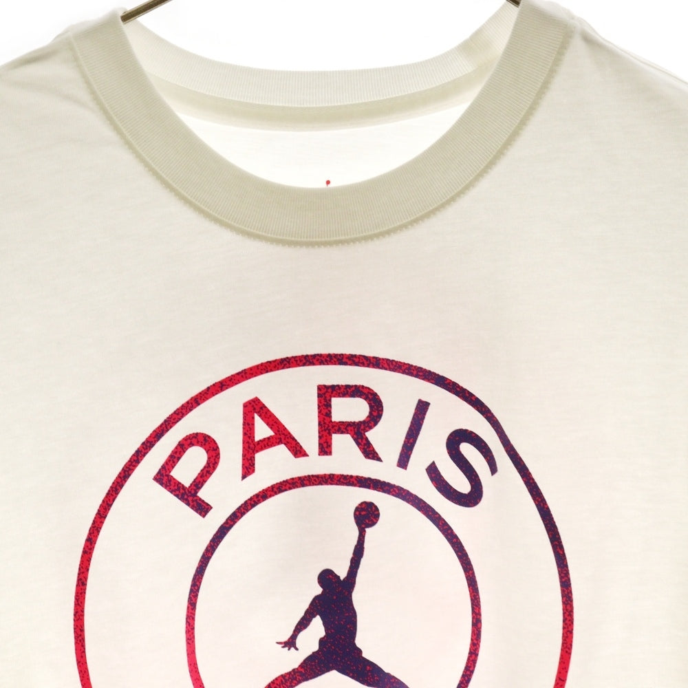 NIKE(ナイキ) JORDAN BRAND AS M J PSG LS TEE 両面プリント クルーネック長袖Tシャツカットソー ホワイト CZ0794-100
