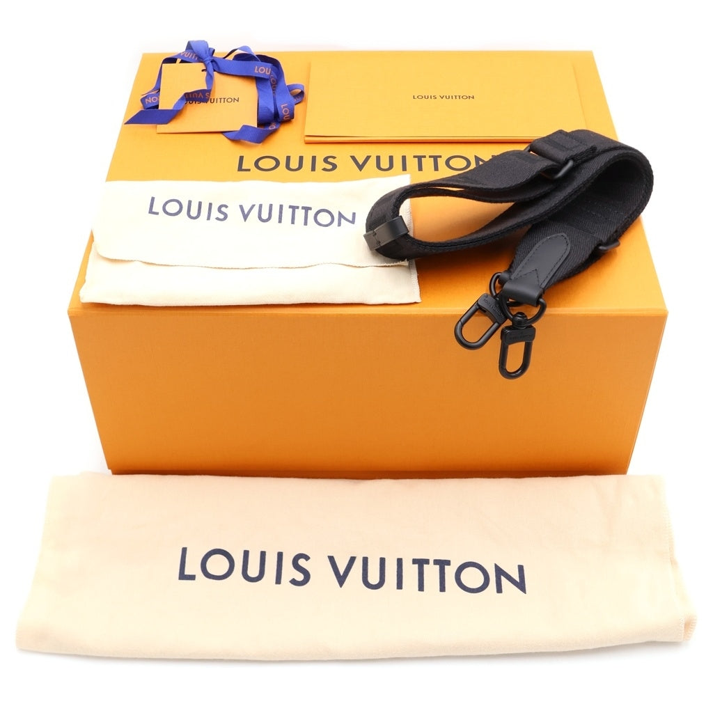 LOUIS VUITTON(ルイヴィトン) ソフト ポロションPM ショルダーバック モノグラム エクリプス PVC レザー ブラック M46796