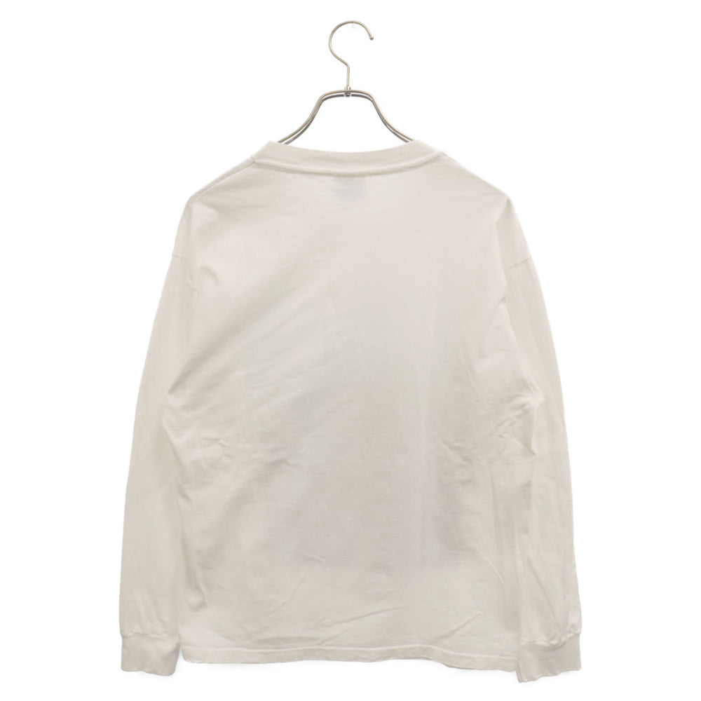 VINTAGE(ヴィンテージ) 90s GIANNI VERSACE BRUCE WEBER VERSUS ヴェルサーチ ブルースウェーバー フォト 長袖Tシャツ カットソー ホワイト