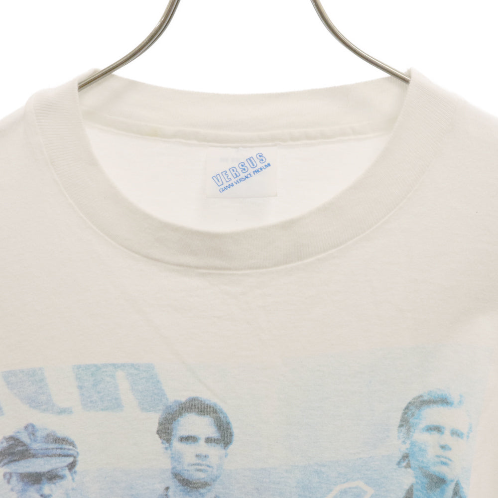 VINTAGE(ヴィンテージ) 90s GIANNI VERSACE BRUCE WEBER VERSUS ヴェルサーチ ブルースウェーバー フォト 長袖Tシャツ カットソー ホワイト
