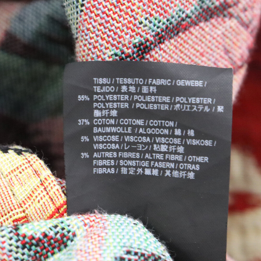 SAINT LAURENT PARIS(サンローランパリ) 16SS 417953 Y985L パームツリージャカード総柄フーデッドブルゾン ジャケット マルチ