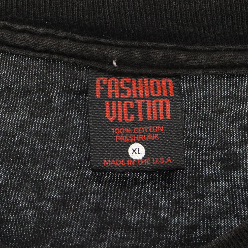 VINTAGE(ヴィンテージ) 90s CHAOS COMIC カオスコミック アニメ半袖Tシャツ カットソー ブラック