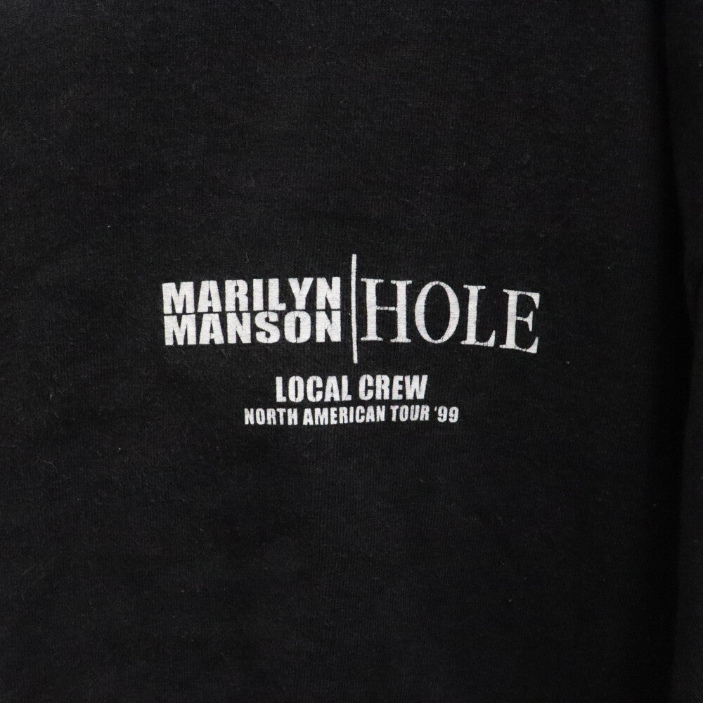 VINTAGE(ヴィンテージ) 90S マリリンマンソン ホール ツアー 1999 ロゴプリント半袖Tシャツ カットソー ヴィンテージ