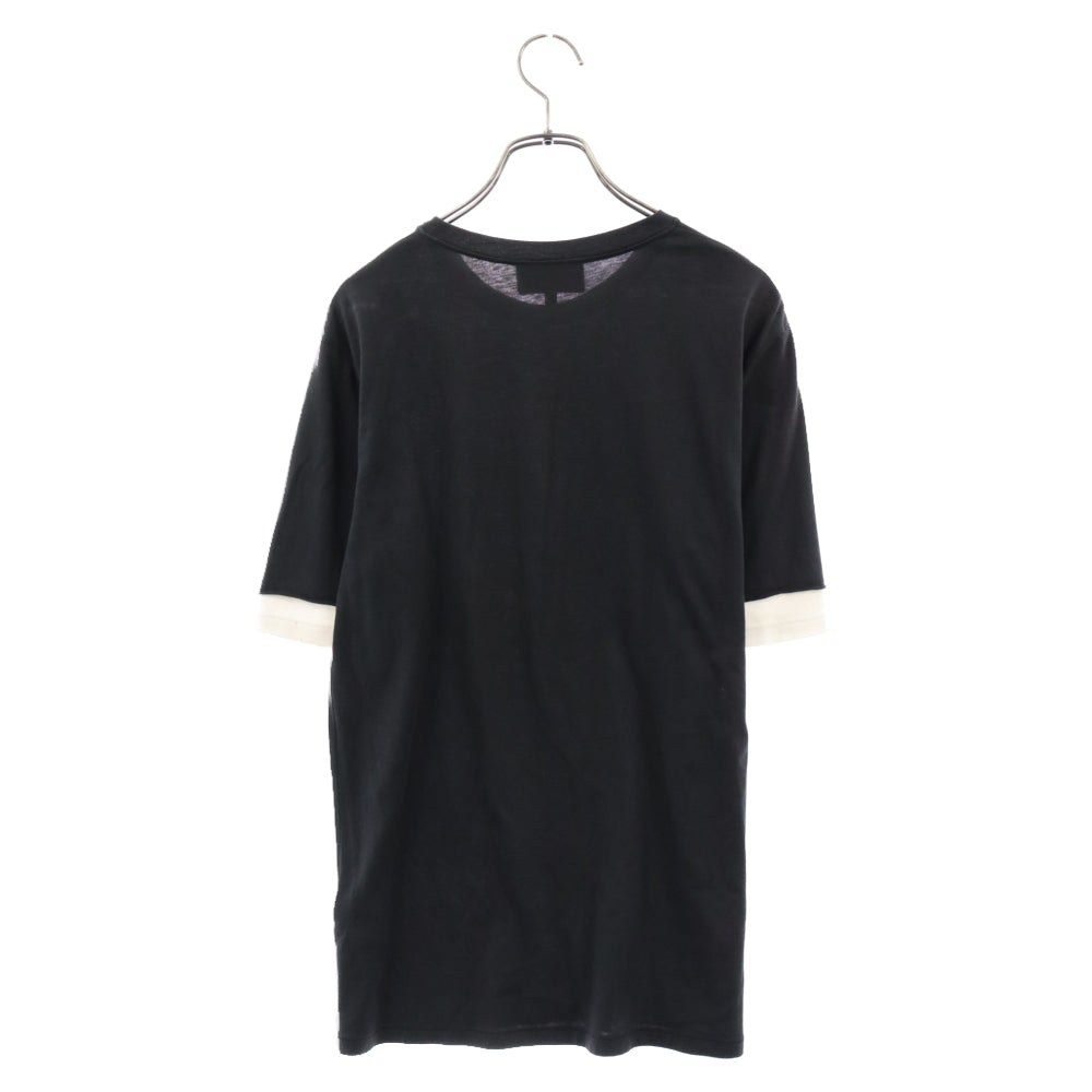 3.1 Phillip Lim(スリーワンフィリップリム) レイヤードデザイン 半袖Tシャツ カットソー ブラック/ホワイト レディース