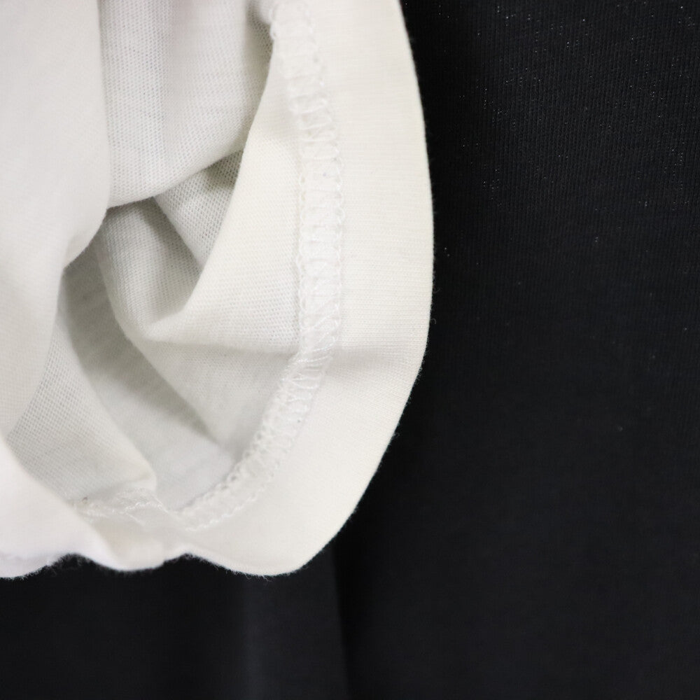 3.1 Phillip Lim(スリーワンフィリップリム) レイヤードデザイン 半袖Tシャツ カットソー ブラック/ホワイト レディース