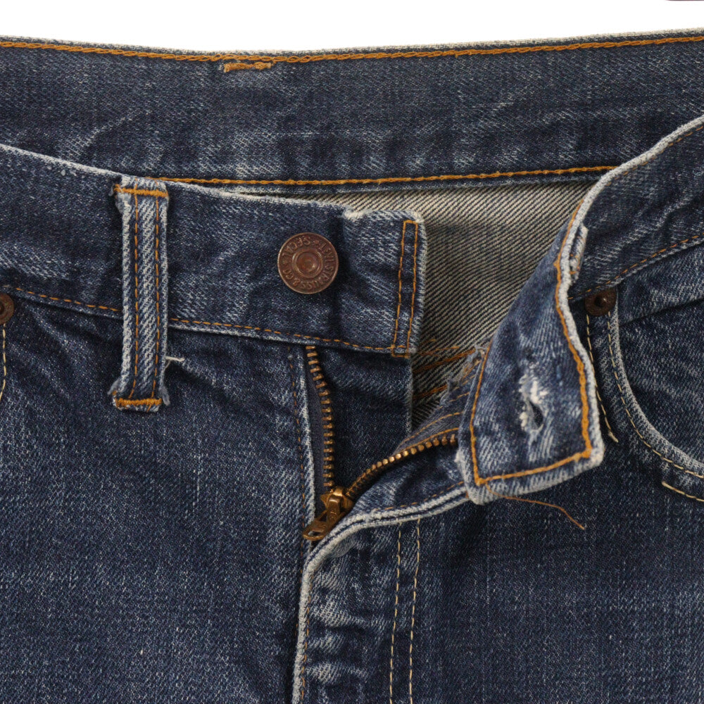 Levi's(リーバイス) 70s VINTAGE 505 BIGE ヴィンテージ テーパード デニム パンツ インディゴ