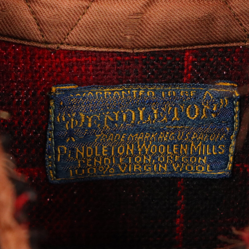 VINTAGE(ヴィンテージ) 40S VINTEGE PENDLETON ウールオンブレチェック長袖シャツ ヴィンテージ /レッド