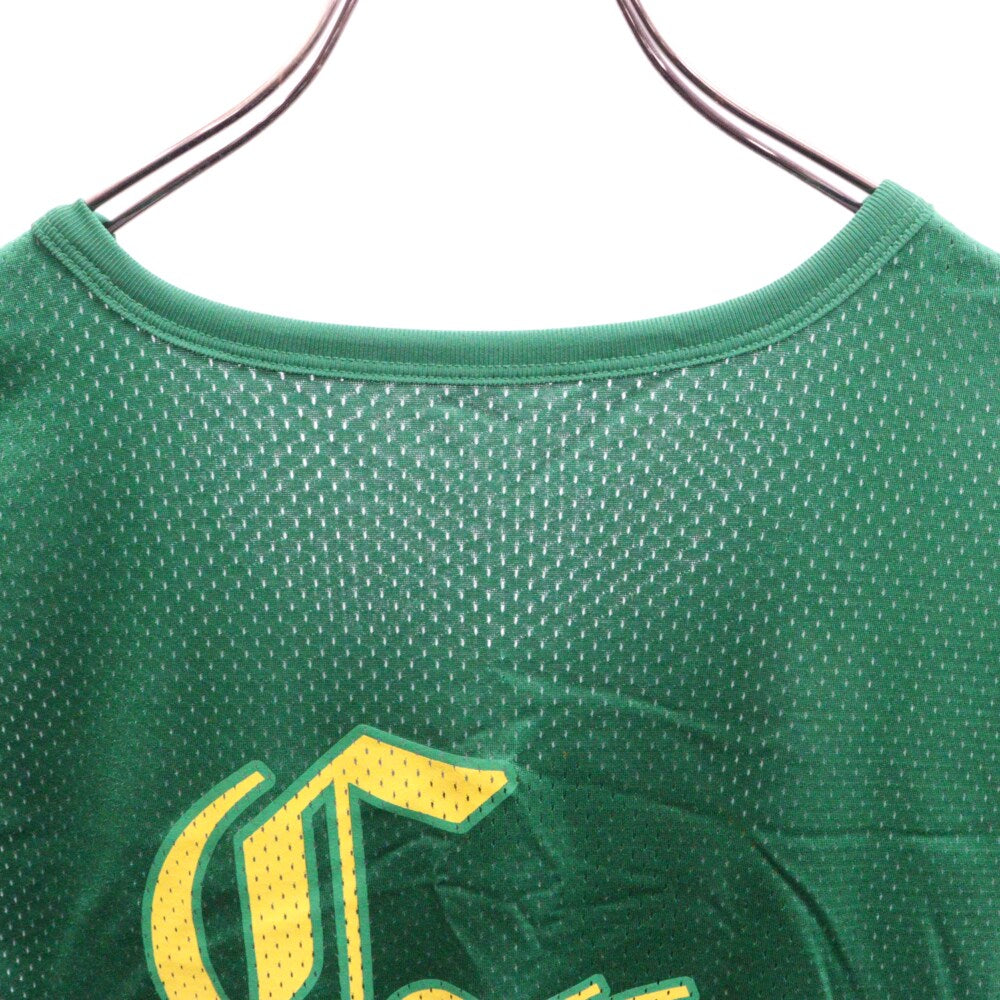 CHROME HEARTS(クロムハーツ) MESH WARM UP JERSEY リバーシブル CHロゴプリント メッシュタンクトップ ノースリーブ グリーン