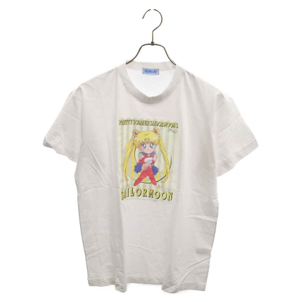 VINTAGE(ヴィンテージ) 90s VINTAGE 女戦士セーラームーン 半袖Tシャツ カットソー 旧バンダイタグ ヴィンテージ ホワイト