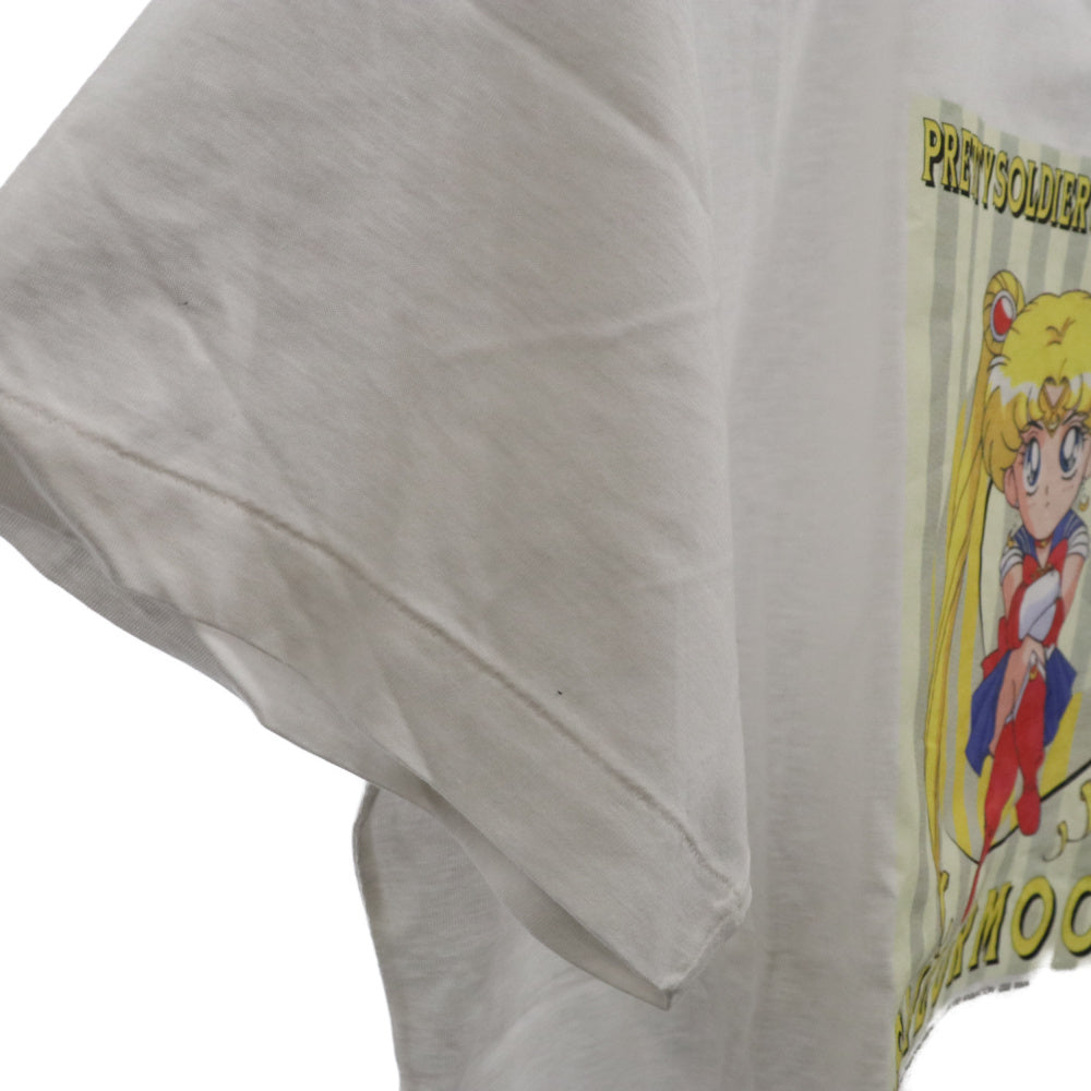 VINTAGE(ヴィンテージ) 90s VINTAGE 女戦士セーラームーン 半袖Tシャツ カットソー 旧バンダイタグ ヴィンテージ ホワイト