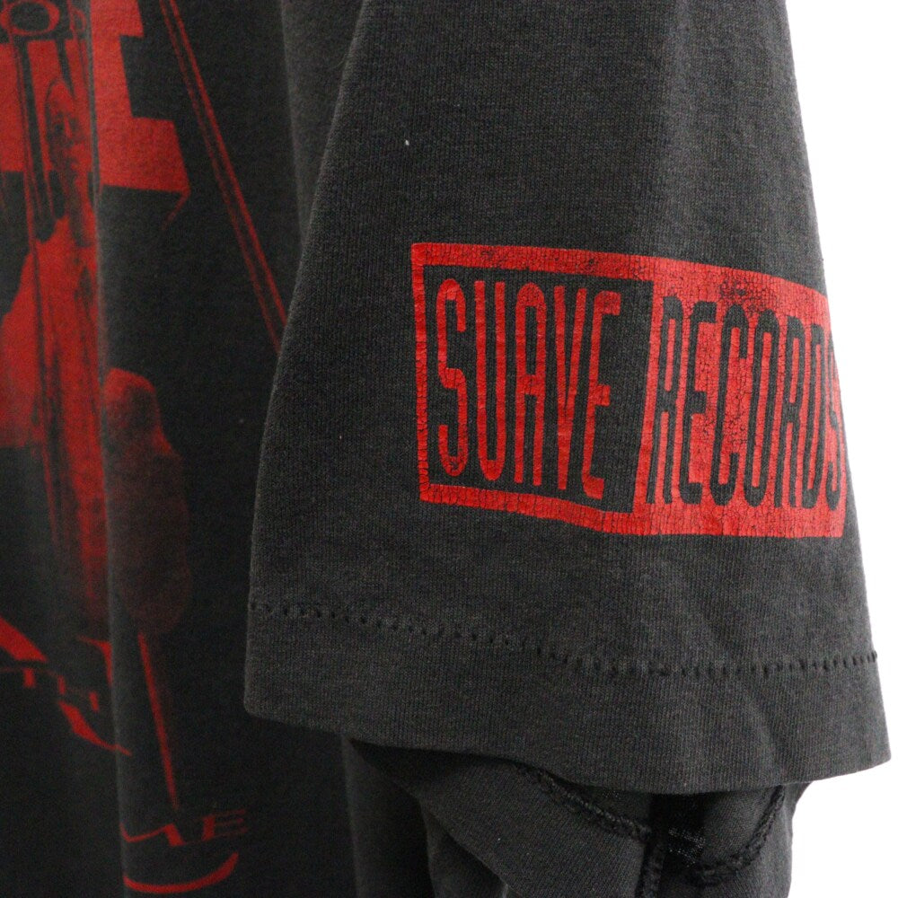 VINTAGE(ヴィンテージ) 90s CRIME BOSS クライムボス プリント 半袖Tシャツ カットソー ブラック