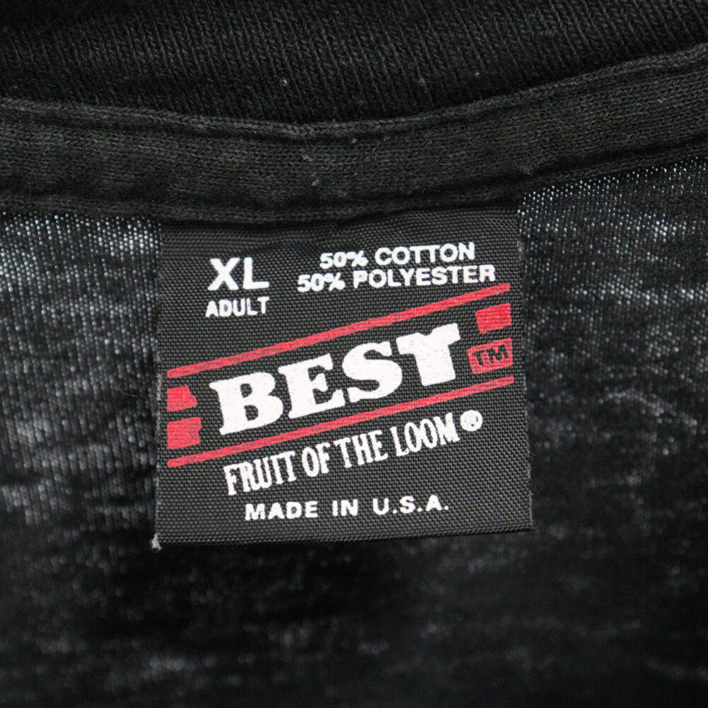 VINTAGE(ヴィンテージ) 90s CRIME BOSS クライムボス プリント 半袖Tシャツ カットソー ブラック