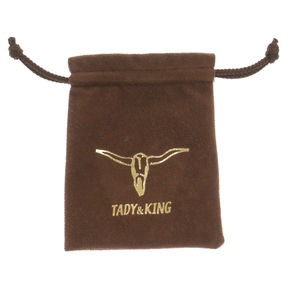 TADY & KING(タディアンドキング) 銀ツメSVフェザー剣先K18 銀爪先金特大フェザー ペンダントトップ 右向き シルバー/ゴールド