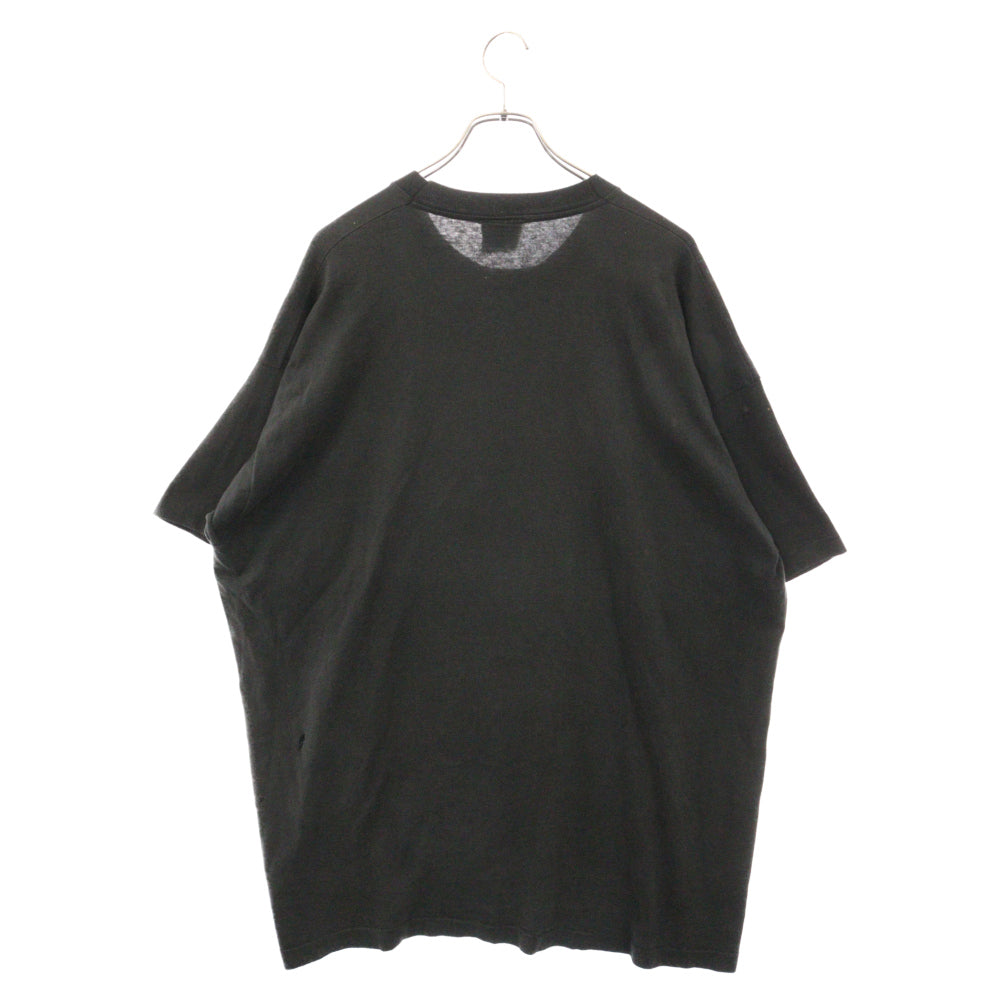 VINTAGE(ヴィンテージ) 90s VINTAGE MICKEY&CO フロントプリントオーバーサイズ半袖Tシャツ カットソー ブラック ヴィンテージ
