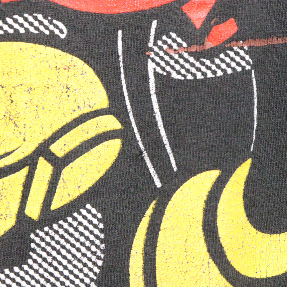 VINTAGE(ヴィンテージ) 90s VINTAGE MICKEY&CO フロントプリントオーバーサイズ半袖Tシャツ カットソー ブラック ヴィンテージ