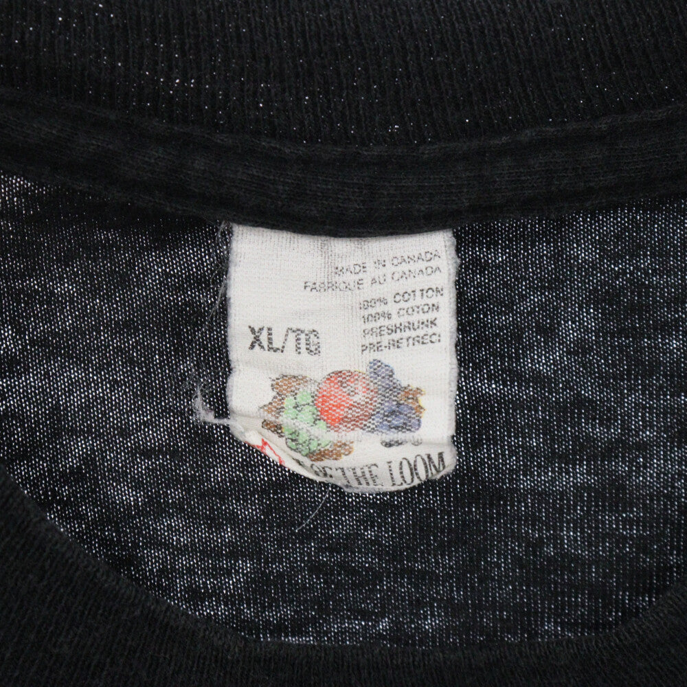 VINTAGE(ヴィンテージ) 90s DEF LEPPARD ADRENALIZE THE 7-DAYS WEEKEND TOUR TEE デフレパード 両面プリント半袖Tシャツ カットソー ブラック ヴィンテージ