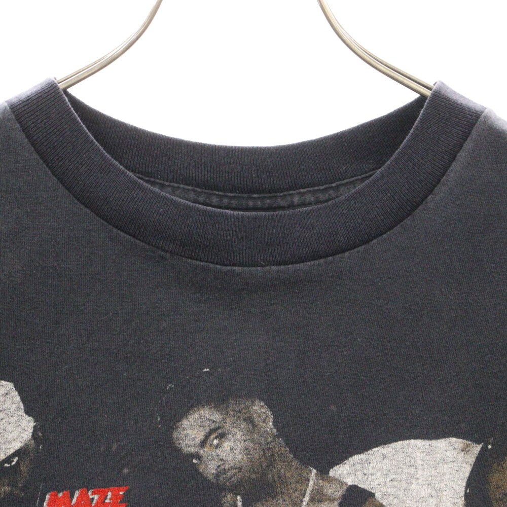 VINTAGE(ヴィンテージ) 90s SOUL TRAIN MUSIC ソウルトレインミュージック ラップ 半袖Tシャツ カットソー ブラック