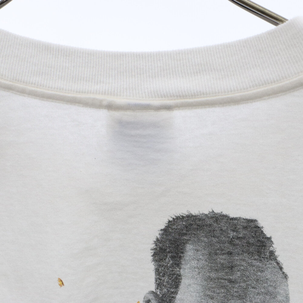 VINTAGE(ヴィンテージ) 00s LIPTON BRUCE WILLIS リプトン ブルースウィルス ププリント 半袖Tシャツ カットソー ホワイト