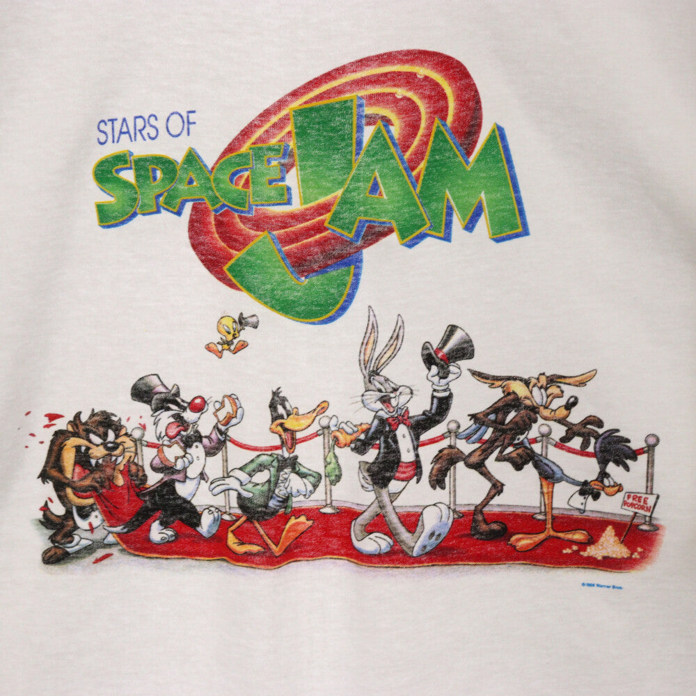 VINTAGE(ヴィンテージ) 90s SPACE JAM スペースジャム キャラクタープリント 半袖Tシャツ カットソー ホワイト