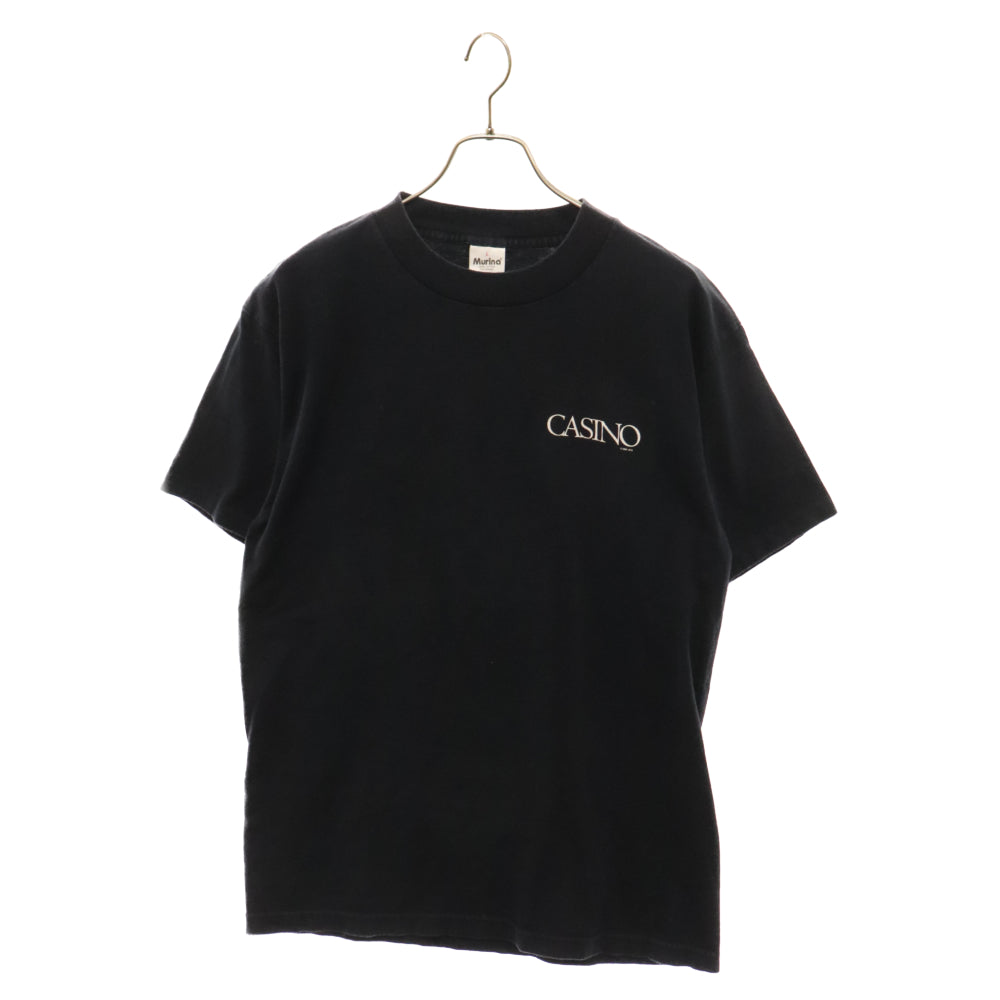 VINTAGE(ヴィンテージ) 90s CASINO カジノ ムービー プリント 半袖Tシャツ カットソー ブラック