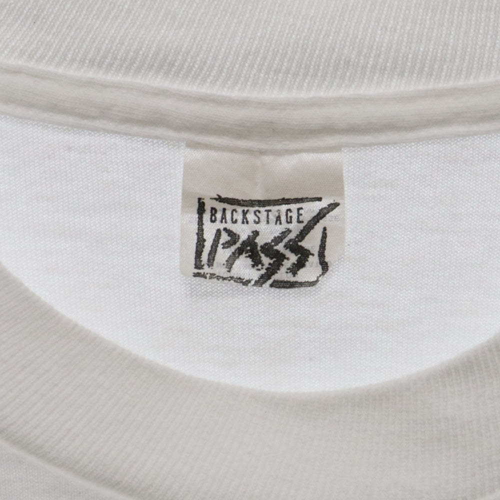 VINTAGE(ヴィンテージ) 90s PAULA ABDUL ポールアブドゥル バックステージパス プリント 半袖Tシャツ カットソー ホワイト