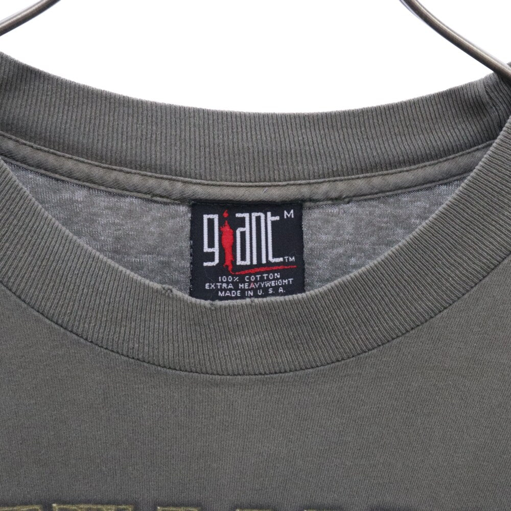 VINTAGE(ヴィンテージ) 90s METALLICA メタリカ プリント 半袖Tシャツ カットソー カーキ