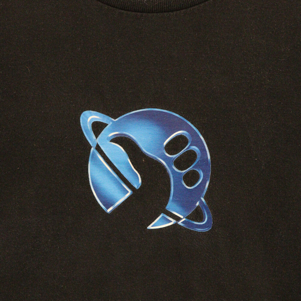 VINTAGE(ヴィンテージ) 00s THE HITCHHIKERS GUIDE TO THE GALAXY 銀河ヒッチハイクガイド ムービー プリント 半袖Tシャツ カットソー ブラック