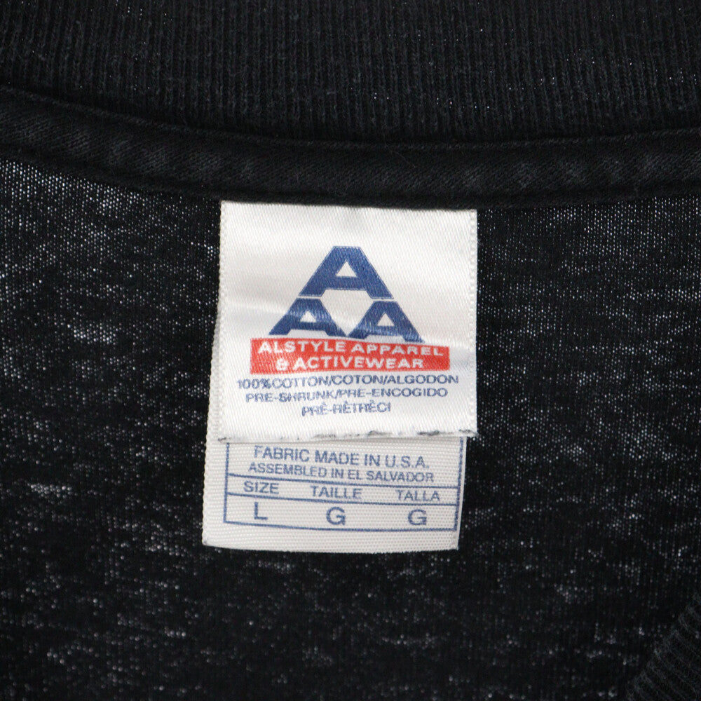 VINTAGE(ヴィンテージ) 00s THE HITCHHIKERS GUIDE TO THE GALAXY 銀河ヒッチハイクガイド ムービー プリント 半袖Tシャツ カットソー ブラック