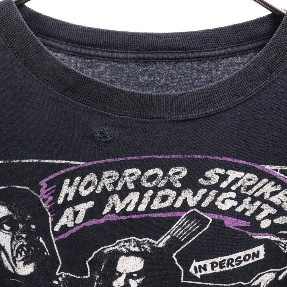 VINTAGE(ヴィンテージ) 90s VINTAGE ROB ZOMBIE ロブゾンビ フロントプリント半袖Tシャツ カットソー ブラック ヴィンテージ