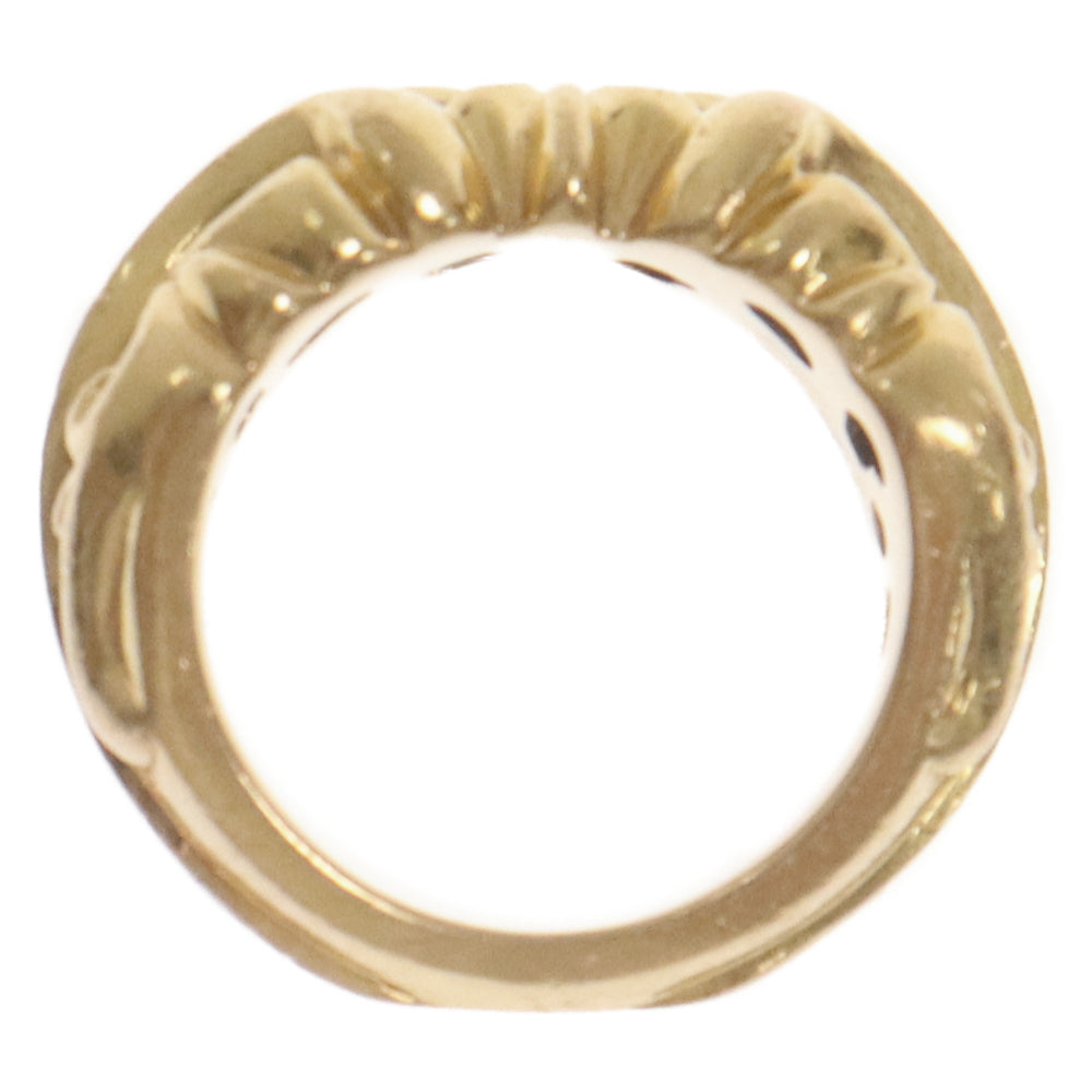 CHROME HEARTS(クロムハーツ) 22k HALF KT K&T ハーフ ゴールドリング ゴールド 9号
