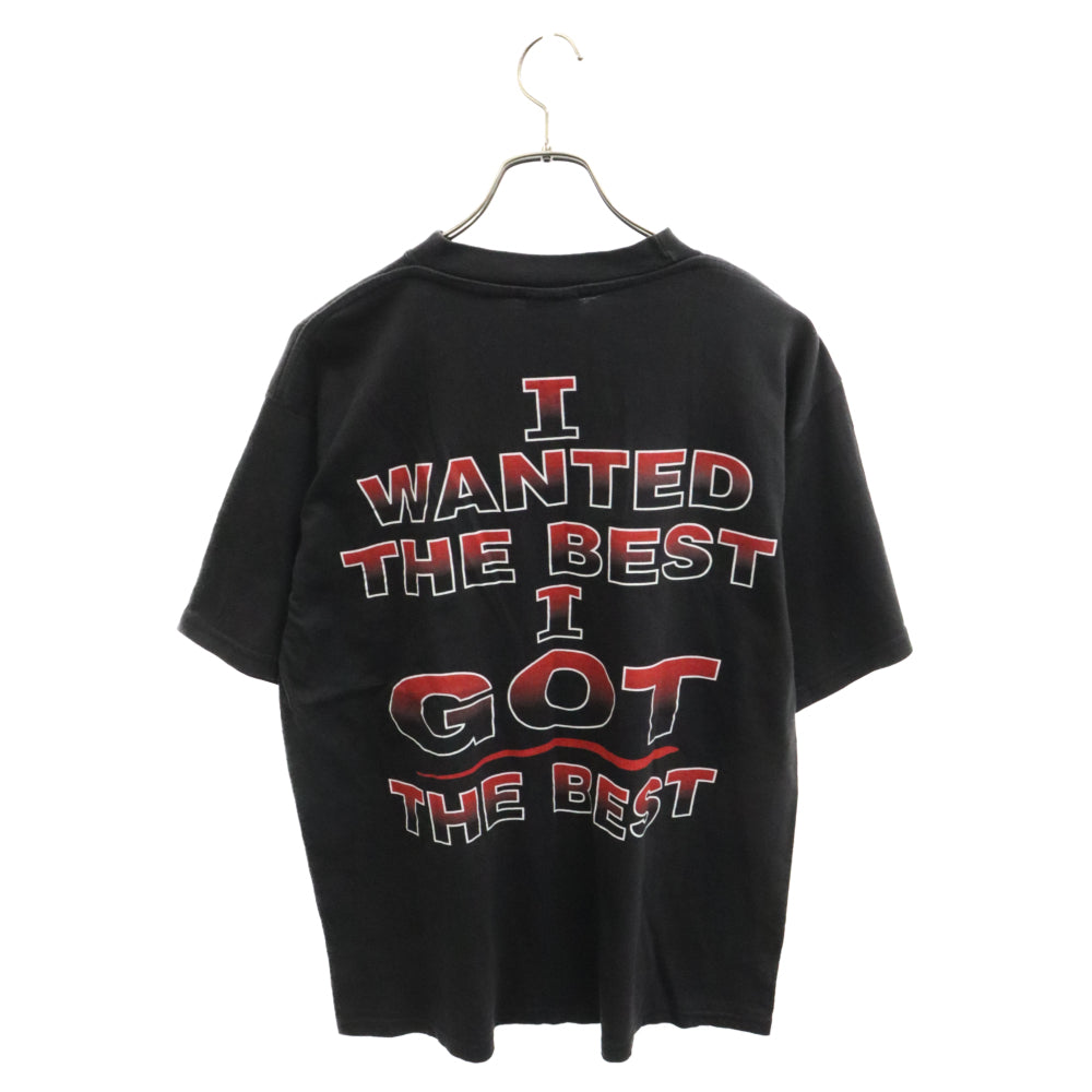 VINTAGE(ヴィンテージ) 90s KISS ALIVE WORLDWIDE TOUR 1996 TEE キッス 両面プリント半袖Tシャツ カットソー ブラック ヴィンテージ