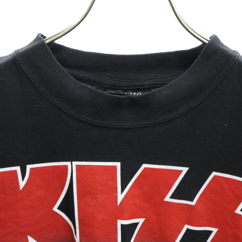VINTAGE(ヴィンテージ) 90s KISS ALIVE WORLDWIDE TOUR 1996 TEE キッス 両面プリント半袖Tシャツ カットソー ブラック ヴィンテージ