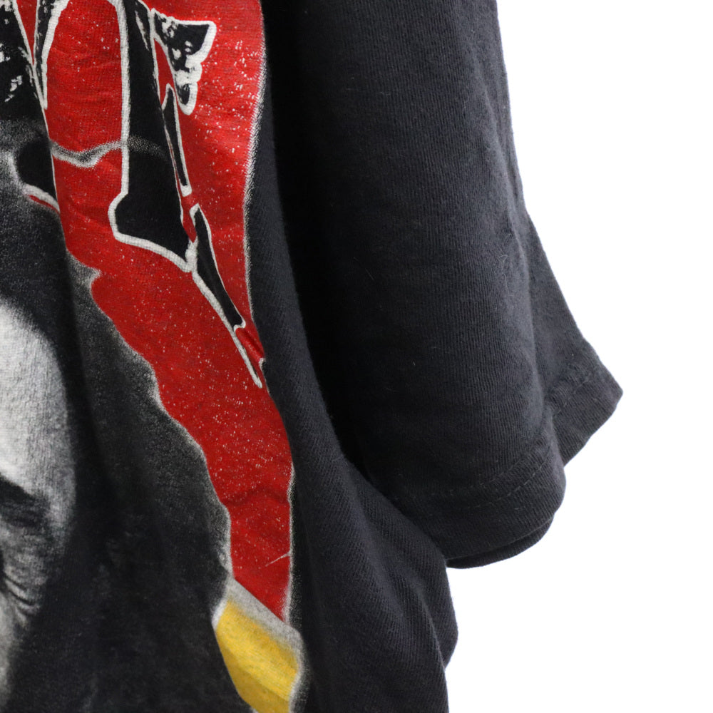 VINTAGE(ヴィンテージ) Bob Marley One Love TEE ボブマーリー フロントプリント半袖Tシャツ カットソー ブラック