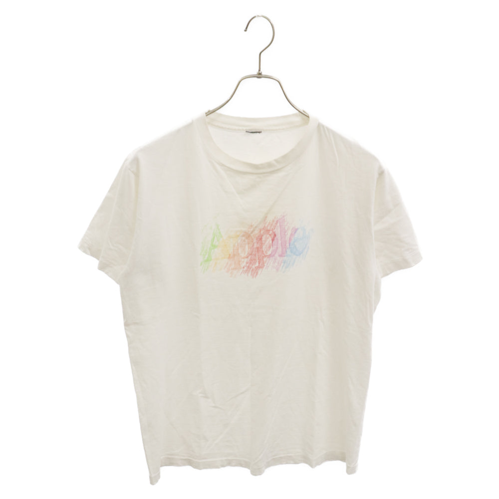 VINTAGE(ヴィンテージ) 90s APPLE TEE 企業 両面プリント半袖Tシャツ カットソー ホワイト