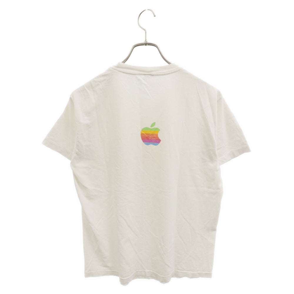 VINTAGE(ヴィンテージ) 90s APPLE TEE 企業 両面プリント半袖Tシャツ カットソー ホワイト