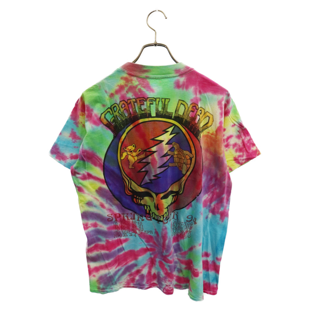 VINTAGE(ヴィンテージ) 90s GRATEFUL DEAD SPRING TOUR 94 TEE グレイトフルデット タイダイ両面プリント半袖Tシャツ カットソー マルチ
