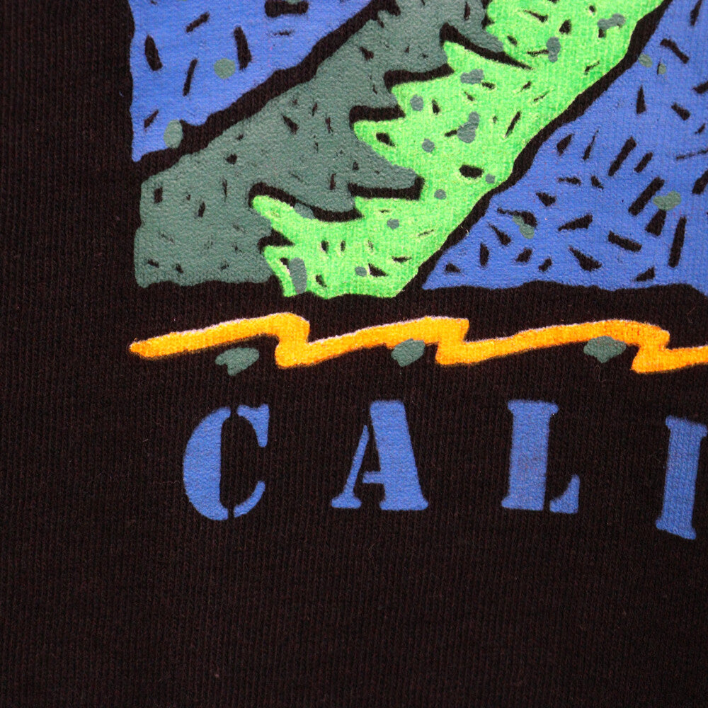 VINTAGE(ヴィンテージ) 90s CALIFORNIA カリフォルニア プリント 半袖Tシャツ カットソー ブラック