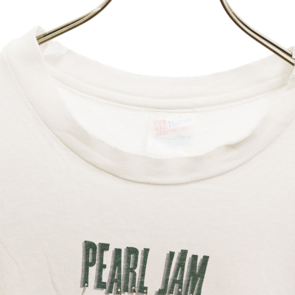 VINTAGE(ヴィンテージ) 90s PEARL JAM Freak TEE パールジャム 両面プリント半袖Tシャツ カットソー ホワイト
