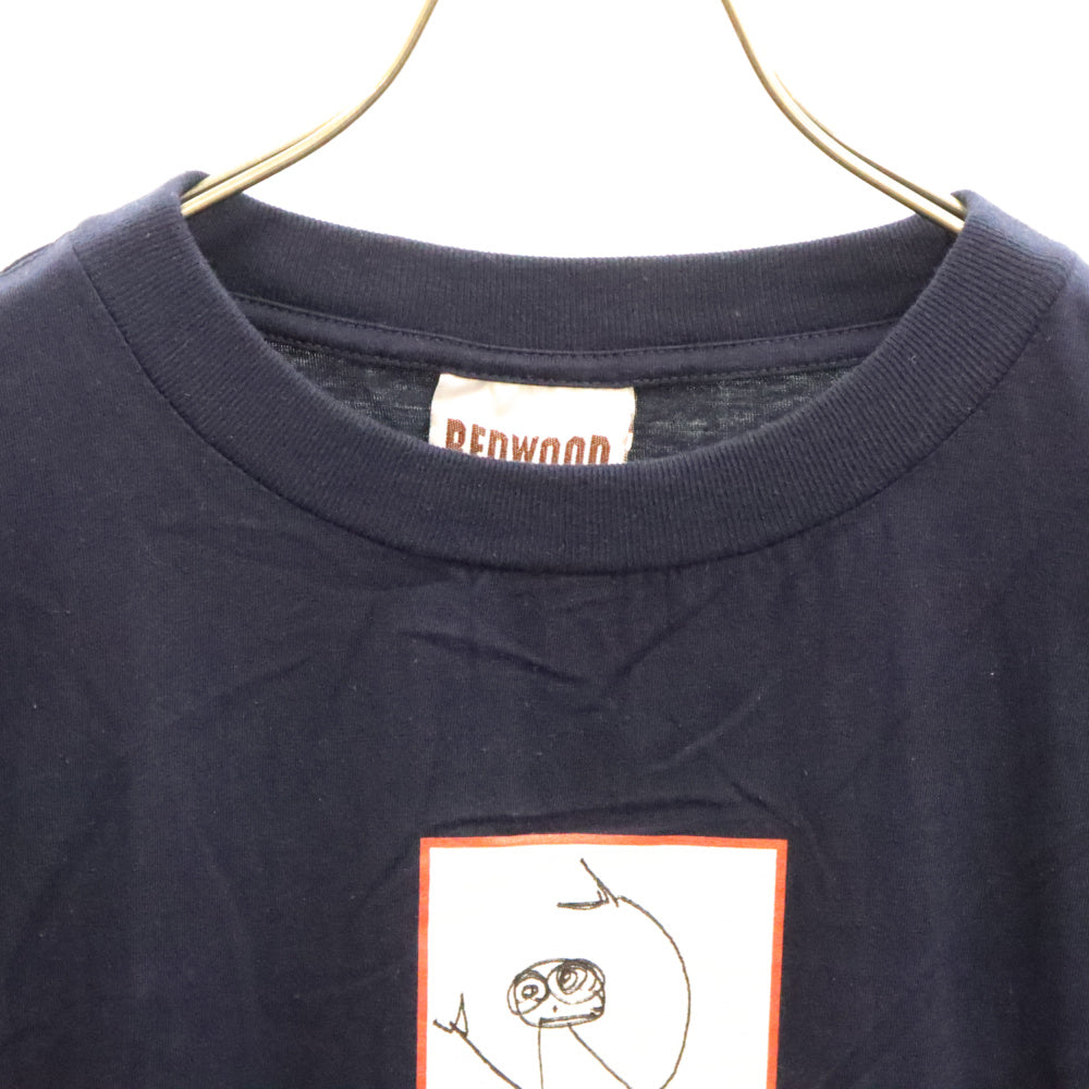 VINTAGE(ヴィンテージ) 90s BLUR FC TEE フロントプリント半袖Tシャツ カットソー ネイビー