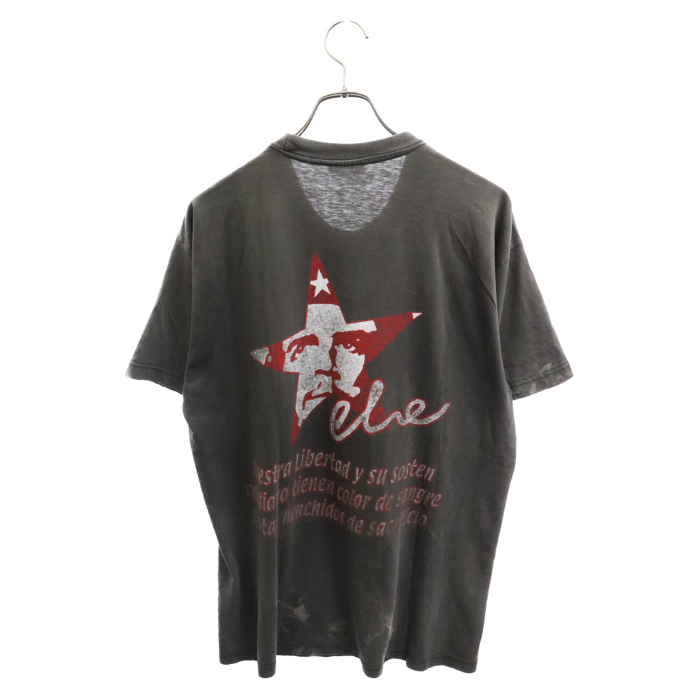 VINTAGE(ヴィンテージ) 90s CHE GUEVARA ゲバラ プリント 半袖Tシャツ カットソー ブラック