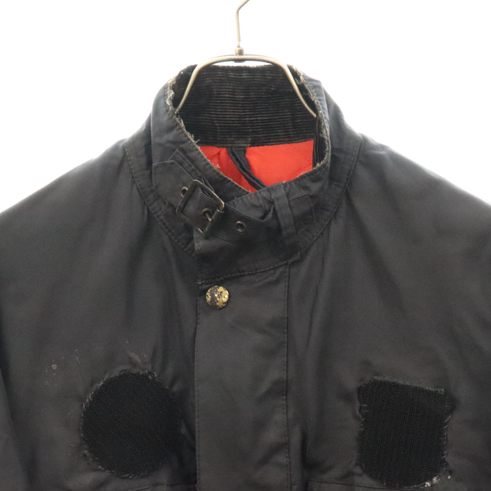BELSTAFF(ベルスタッフ) 90s Nylon Jacket パッチワークナイロンジャケット ブラック ヴィンテージ
