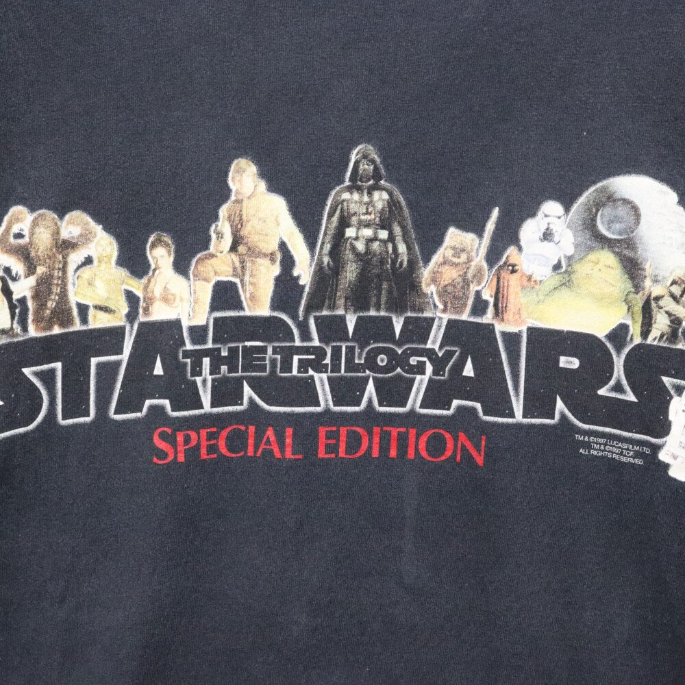 VINTAGE(ヴィンテージ) 90s STARWARS TEE スターウォーズ 両面プリント半袖Tシャツ カットソー ブラック