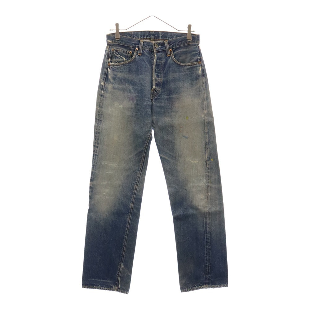 Levi's(リーバイス) 60-70s VINTAGE 501 BIG E 後期 トップボタン裏 6 ボタンフライ デニムパンツ インディゴ ヴィンテージ